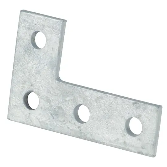 FITTING CHANNEL 90D FLAT 5-5/8X3-1/2" 4-HOLE HDG