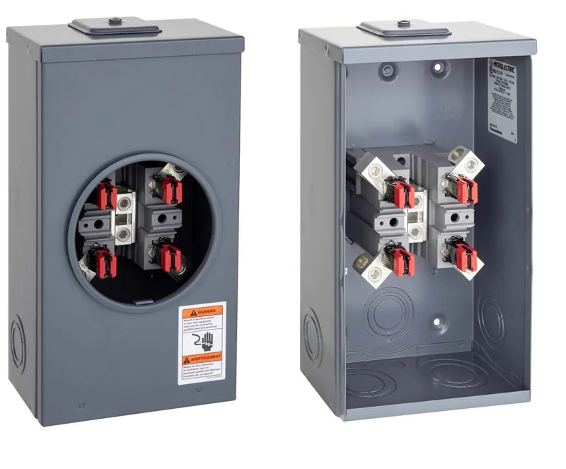 METER SOCKET OVERHEAD/UNDERGROUND 4-JAW 200A GRD CONN.