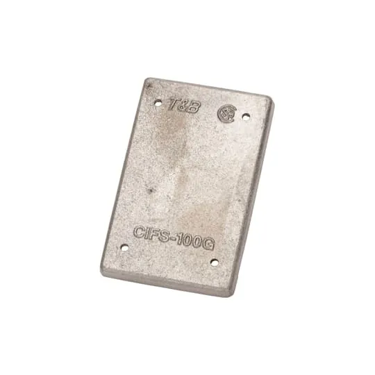 COVER 1G WEATHERPROOF ALUMINUM BLANK