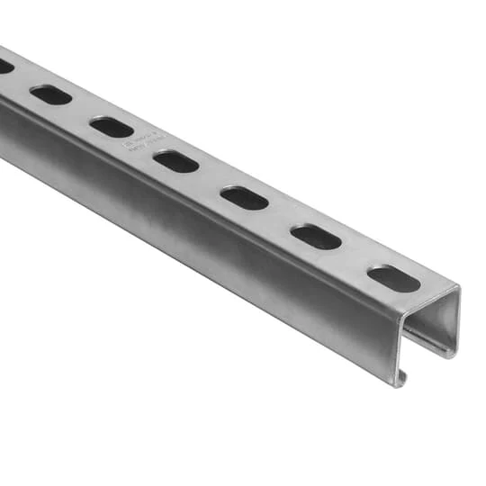 CHANNEL HALF SLOT PRE-GALVANIZED 10' 1-5/8X 1-5/8"