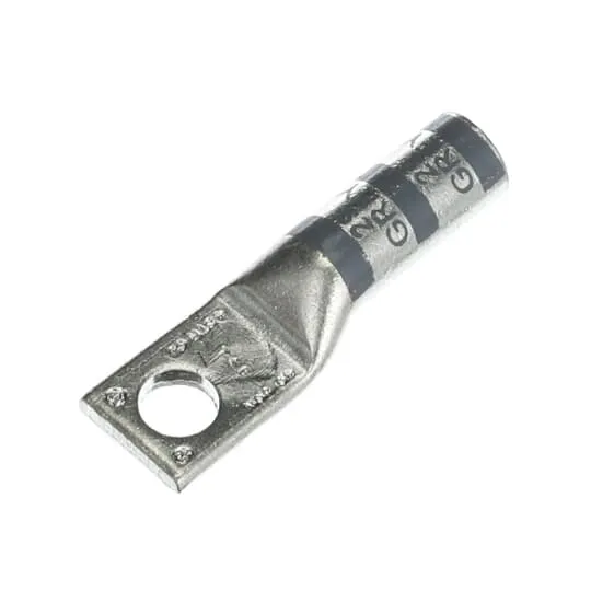 LUG COMPRESSION LONG BARREL #4 COPPER 1/4" HOLE GREY