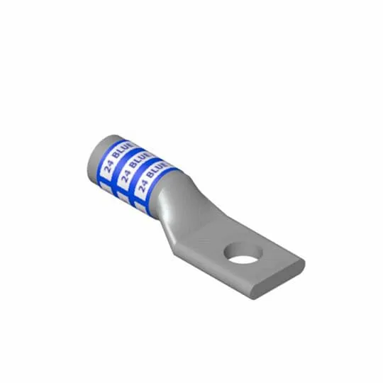 LUG COMPRESSION 1-HOLE #2 CU/AL WIRE 1/4"H PINK