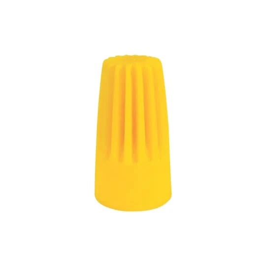 CONNECTOR WIRE NUT FOR 2C#18 TO 2C#14 500/PKG YELLOW
