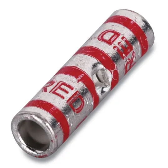 SLEEVE COMPRESSION #8 COPPER WIRE RED