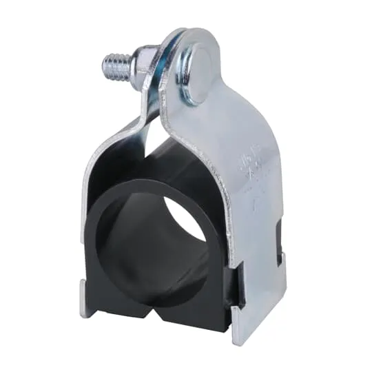 CONDUIT CLAMP 1" PIPE CUSHIONED TUBE SERIES GOLDGALV