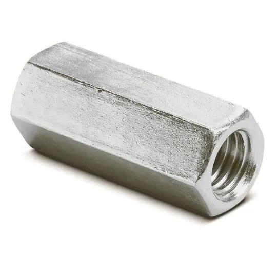 COUPLING ROD STANDARD ELECTROGALV STEEL 3/8" 1-1/8" LGTH
