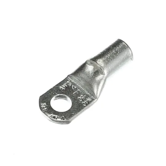 TERMINAL RING NON-INSULATED #4 WIRE 1/4" HOLE