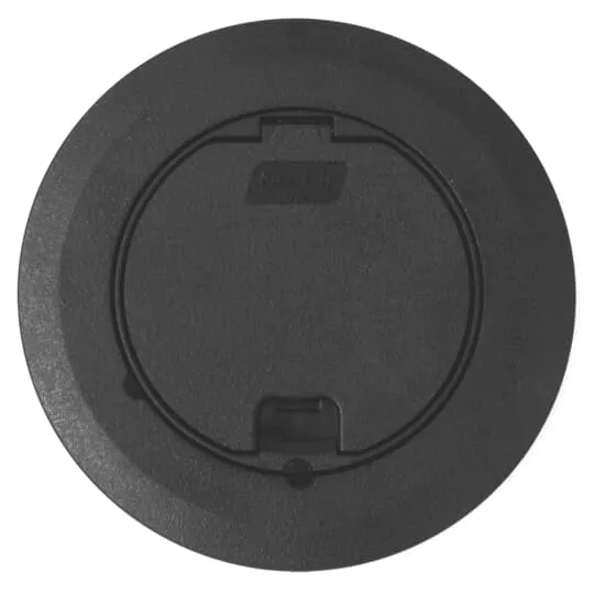 COVER KIT 4-3/4" NON-METALLIC RECESSED FLOOR BOX BLACK