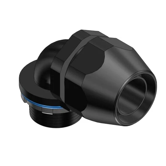 CONNECTOR LIQUIDTIGHT 3/4IN 90D PLASTIC