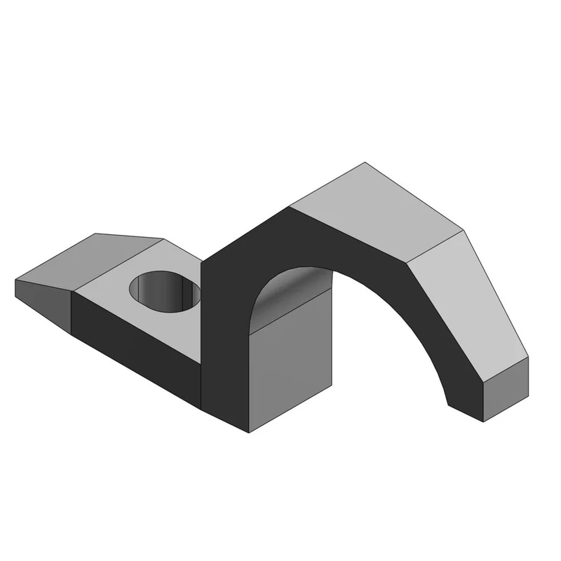 STRAP RIGID 1-HOLE 1/2" IRON HDG
