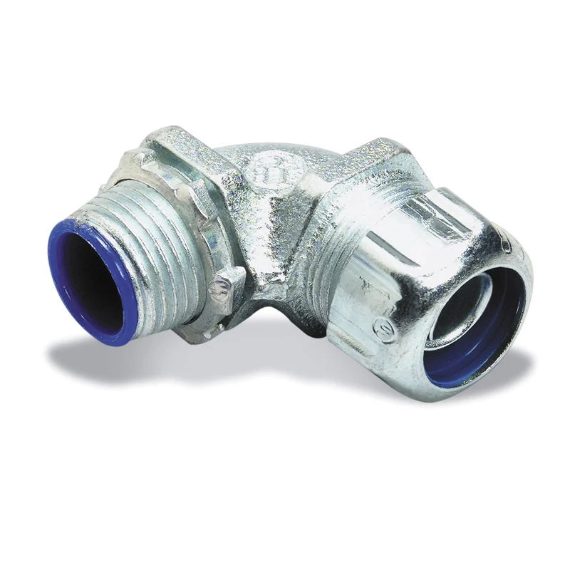 CONNECTOR LIQUIDTIGHT 3/4IN 90D INSULATED IRON