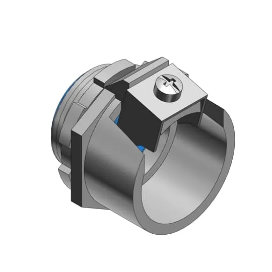 ABB - CONNECTOR BX/FLEX 3/8" STEEL ZINC PLATED