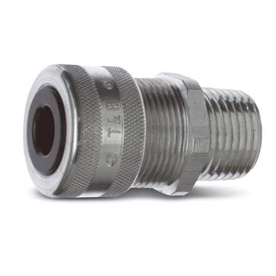 CONNECTOR STRAIN RELIEF 1/2" RANGE 0.125-0.375" ALUMINUM