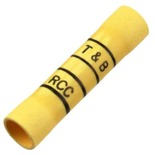 BUTT SPLICE HEAT SHRINK INSULATED #12-10 WIRE 50/P YELLOW