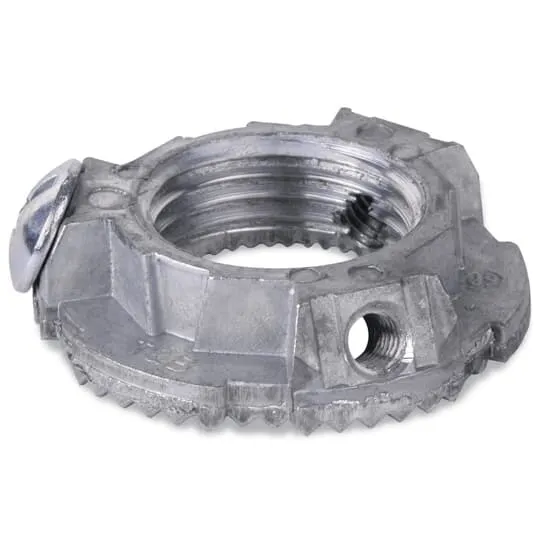 ALUMINUM GROUNDING LOCKNUT 1/2IN