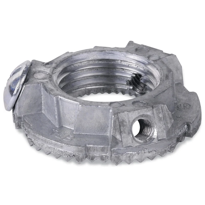 ALUMINUM GROUNDING LOCKNUT 3/4IN