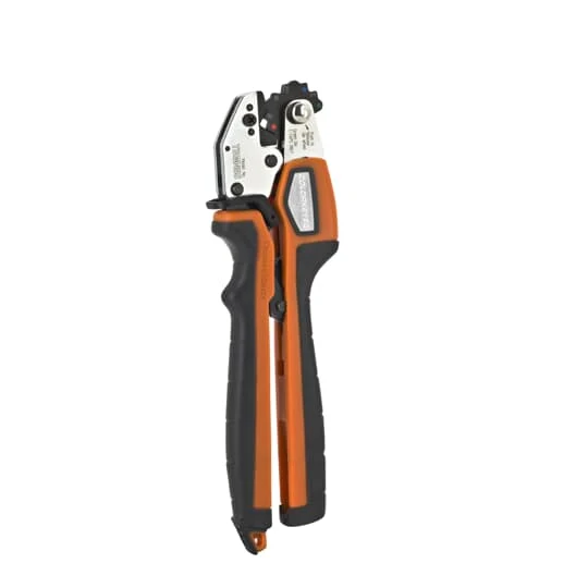 CRIMPING TOOL W/SHURE-STAKE MECHANISM CU/AL LUG