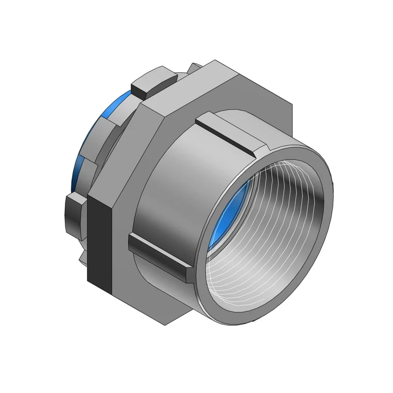 ABB - HUB CONNECTOR 3" IRON PLATED