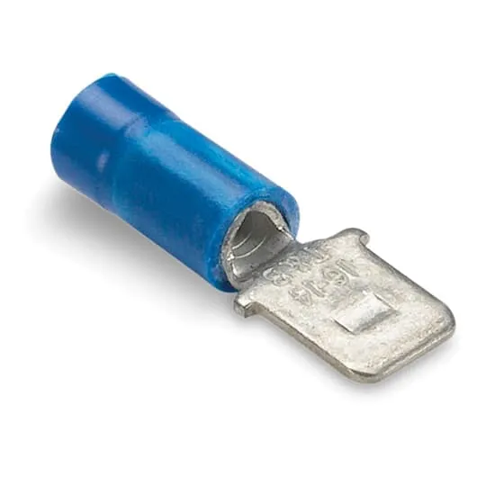 LUG MALE DISCONNECT NYLON #16-14 WIRE 100/PK BLUE