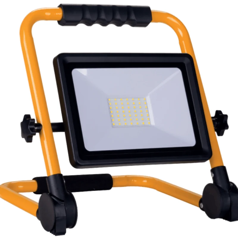 Projecteur LED 50W pour Chantier Portable IP65 + 3M de câble
