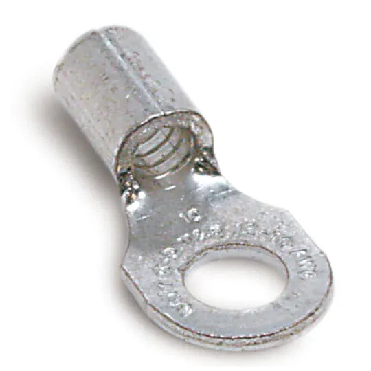 TERMINAL RING NON-INSULATED #12-10 WIRE #8 HOLE