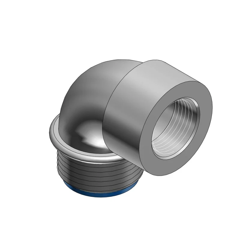 SHORT ELBOW INSULATED 90D MALE/FEMALE 1/2" IRON
