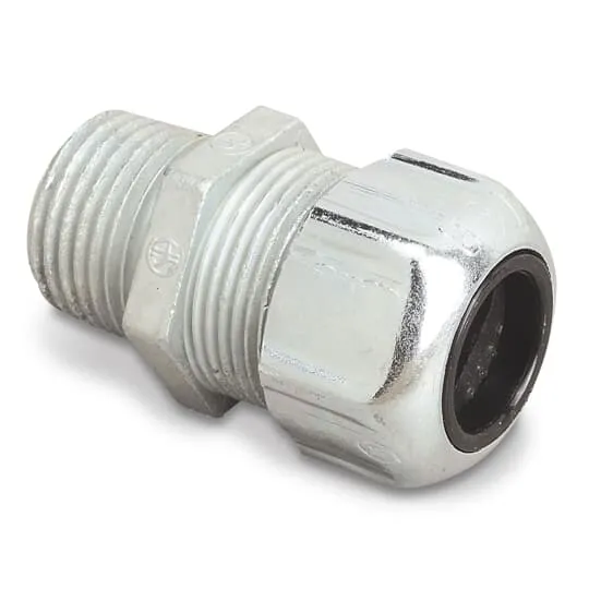 CONNECTOR STRAIN RELIEF 1/2" RANGE 0.235-0.500" ZINC