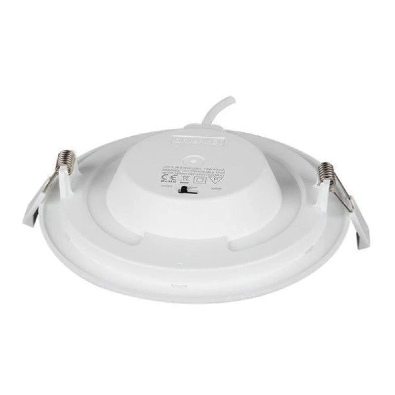 Spot LED Rond Extra Plat 6W Ø115mm Dimmable Température Variable - 3000K/4000K/6500K