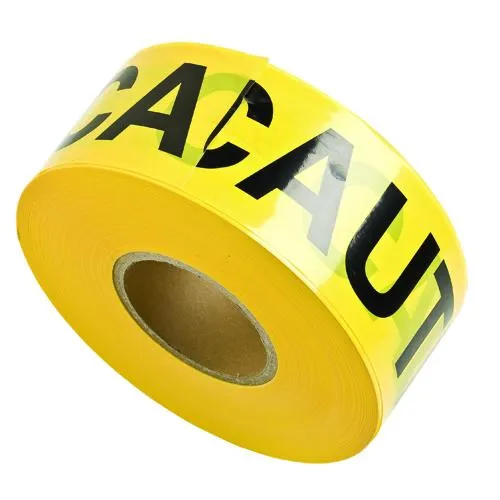 BARRICADE TAPE 3"X1000' CAUTION YELLOW