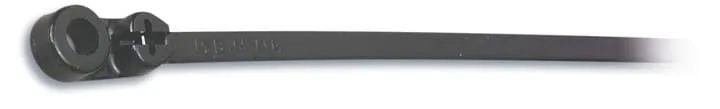 CABLE TIE 7.80IN X 0.180IN W 50LB #10 HOLE NYLON UV BLACK