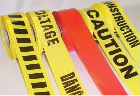 BURIED TAPE 3"X1000' CAUTION ELECTRIC LINE BELOW RED