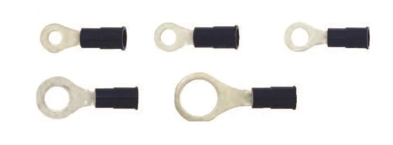 TERMINAL RING PVC #16-14 WIRE #6 HOLE 100/PK BLUE