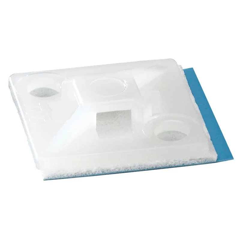 CABLE TIE MOUNTING BASE 0.50X 0.50IN NYLON NATURAL