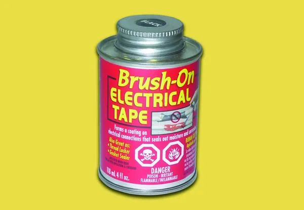 TAPE LIQUID BLACK ELECTRICAL 118ML 4 FL OZ. WITH BRUSH