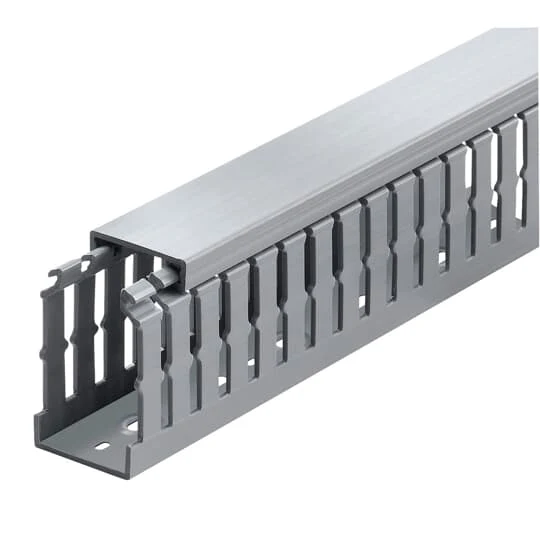 CABLE DUCT SLOTTED 6'LG X 1"W X 4"H PVC GRAY