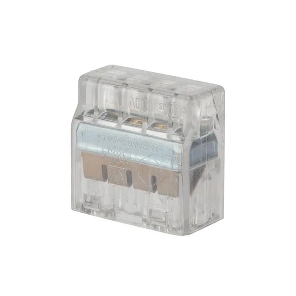 CONNECTOR PUSH-IN FOR 4-WIRE #22-12 ORANGE