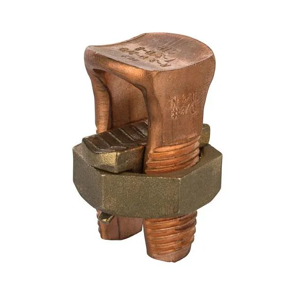 BOLT SPLIT COPPER FOR 2-WIRE #2/0 MAXIMUM
