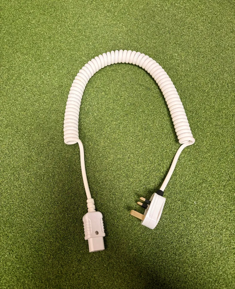 3 Core 1sqmm LSZH Kettle Lead, in White or Black