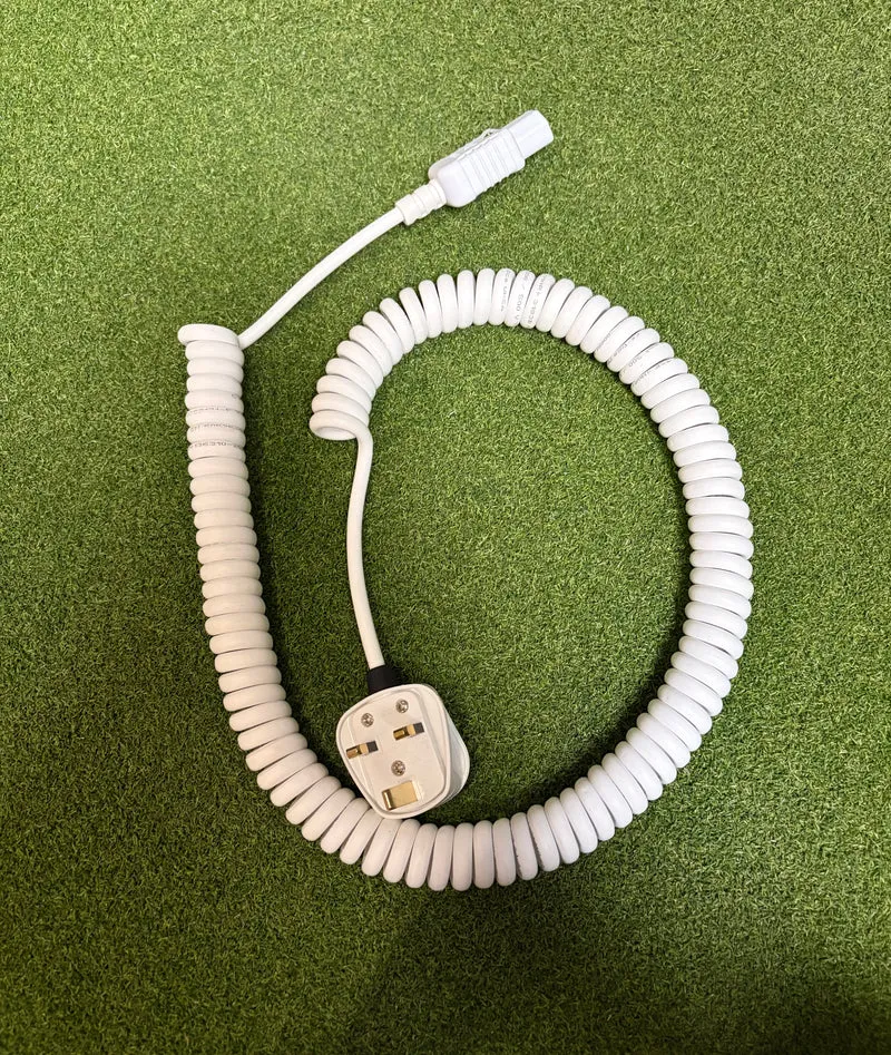 3 Core 1sqmm LSZH Kettle Lead, in White or Black