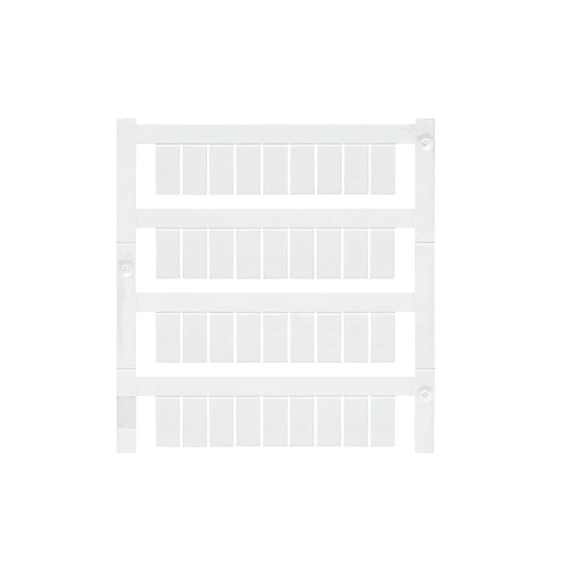 Terminal marking, white, Pitch in mm: 6.50, Printed characters: neutral, Width: 6.5 mm, Height: 12 mm