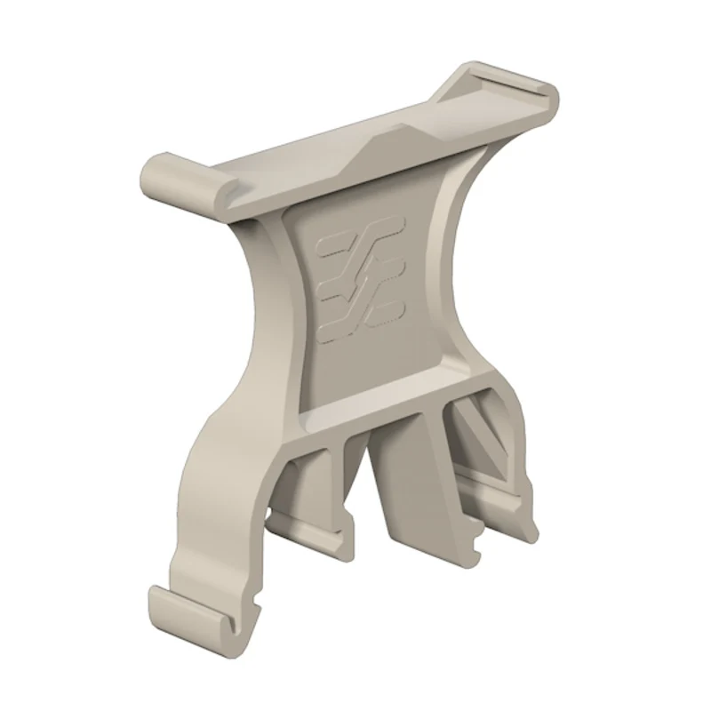 Terminal marking, beige, Pitch in mm: 5.00, Printed characters: without, horizontal and vertical, TS 32, TS 35, Width: 9.5 mm, Height: 44.5 mm