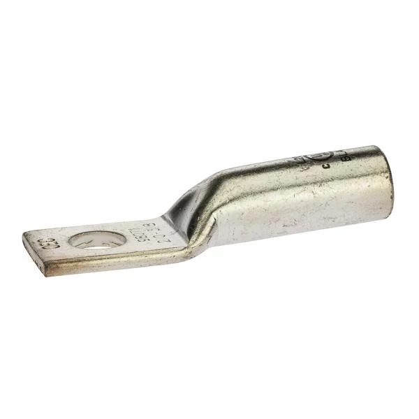 LUG COMPRESSION LONG BARREL #2/0 COPPER 3/8" HOLE BLACK