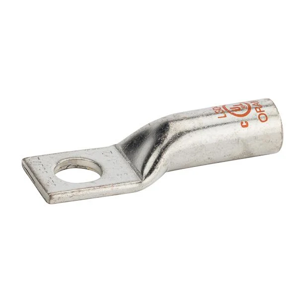 LUG COMPRESSION LONG BARREL #3/0 COPPER 1/2" HOLE ORANGE