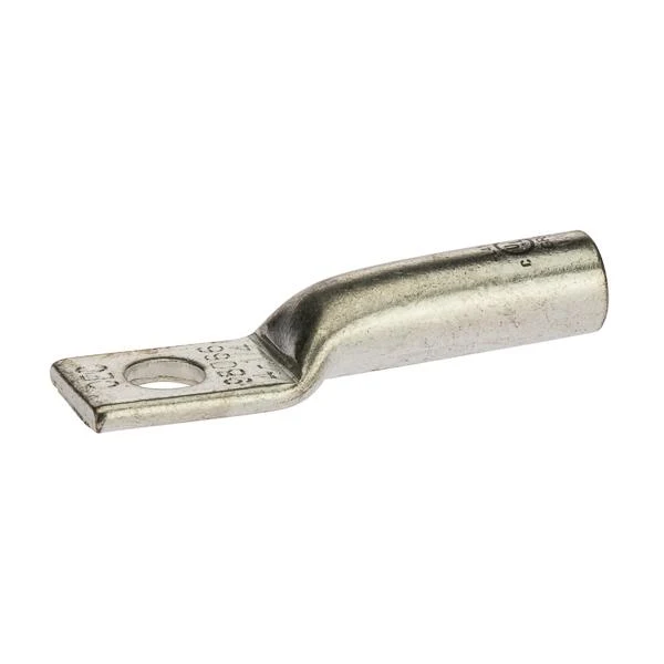 LUG COMPRESSION LONG BARREL #4 COPPER 1/4" HOLE GREY