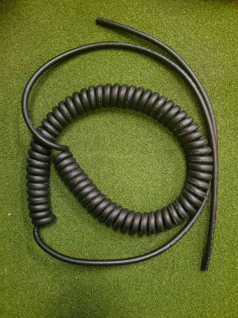 12 Core 1sqmm Coiled Black LSZH Cable