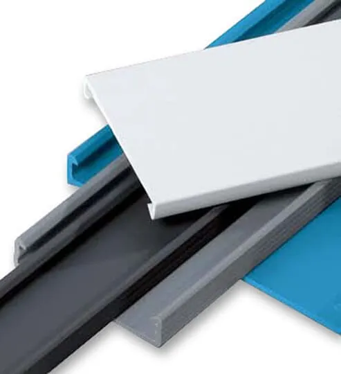 CABLE DUCT COVER 6'LG X 1IN W PVC GRAY