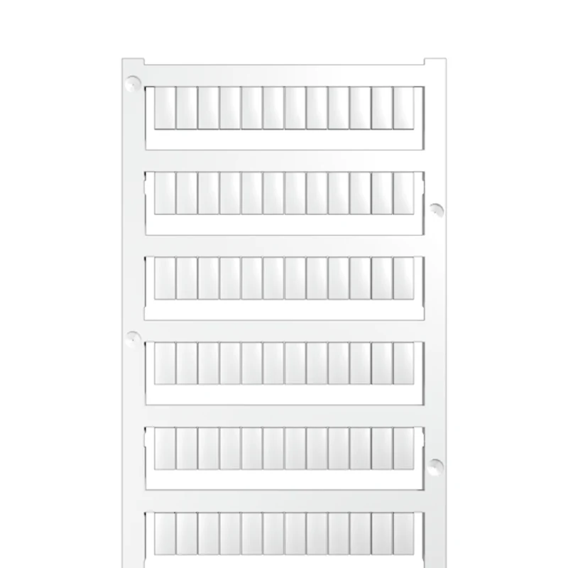 Terminal marking, white, Pitch in mm: 5.00, Printed characters: neutral, Width: 5 mm, Height: 10 mm