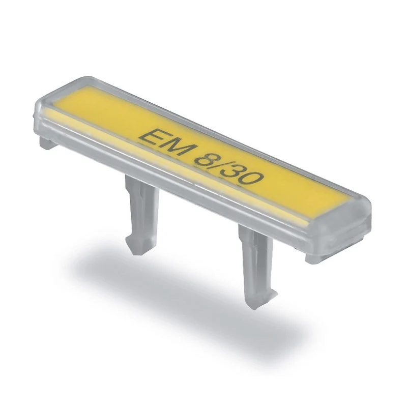 Terminal marking, Transparent, Pitch in mm: 7.20, Printed characters: without, horizontal, Width: 7.2 mm, Height: 32.4 mm