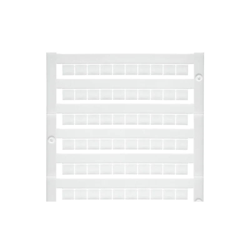 Terminal marking, white, Pitch in mm: 6.00, Printed characters: neutral, horizontal and vertical, Width: 6 mm, Height: 5 mm