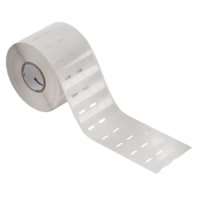 Cable coding system, white, Conductor O.D.:1.9 - 1.9 mm, Polyester film, -40...150 °C